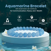 Original Aquamarine Bracelet With Certificate