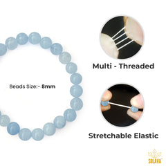 Original Aquamarine Bracelet With Certificate