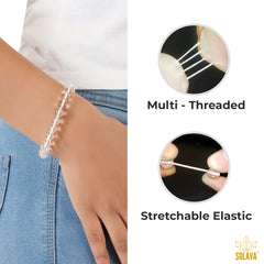 Original Clear Quartz Bracelet with Certificate