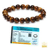 Original Tiger Eye Bracelet with Certificate