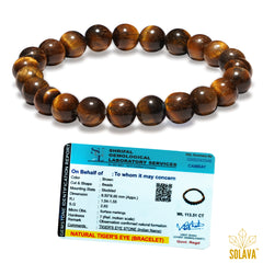 Original Tiger Eye Bracelet with Certificate