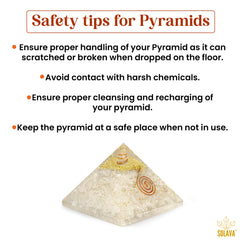 Original Clear Quartz Crystal Pyramid