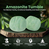 Original Amazonite Crystal Tumble
