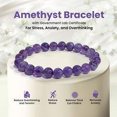 Original Amethyst Bracelet with Certificate