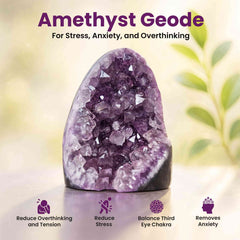 Original Amethyst Geode for Peace and Positivity - 400+ Gram