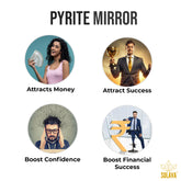 Original Pyrite Crystal Mirror