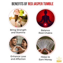 Original Red Jasper Crystal Tumble