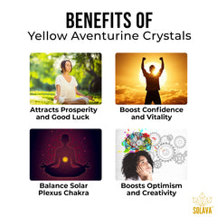 Natural Original Yellow Aventurine Crystal Original Certified - Raw - 2+ Piece