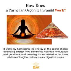 Original Carnelian Crystal Pyramid