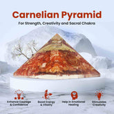 Original Carnelian Crystal Pyramid