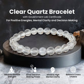 Original Clear Quartz Bracelet with Certificate