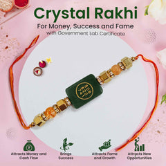 Crystal Rakhi for Money, Success and Fame