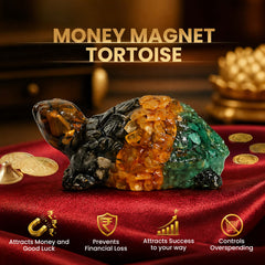 Original Money Magnet Crystal Tortoise