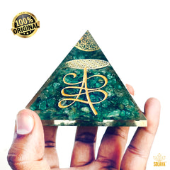 Original Green Aventurine Angelic Crystal Pyramid