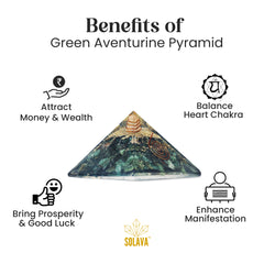 Original Green Aventurine Crystal Pyramid