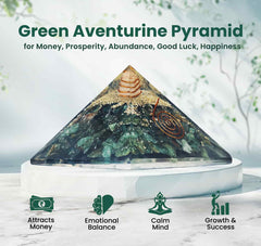 Original Green Aventurine Crystal Pyramid