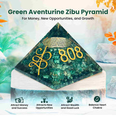 Original Green Aventurine Angelic Crystal Pyramid