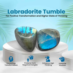 Original Labradorite Crystal Tumbles