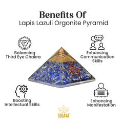 Original Lapis Lazuli Crystal Pyramid