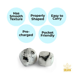 Original Rainbow Moonstone Crystal Tumble