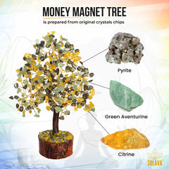 Original Money Magnet Crystal Tree