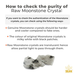 Original Moonstone Raw Crystal Stone