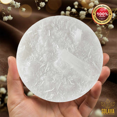 Original Tiger Evil Eye Bracelet with a Raw Selenite Plate