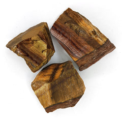 Natural Tiger Eye Crystal Stone Original Certified - Raw - 2 Piece