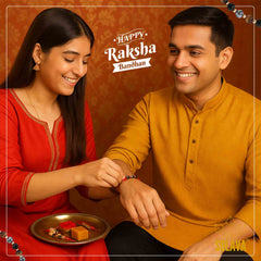 Original Triple Protection Crystal Rakhi with Certificate