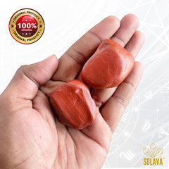 Natural Red Jasper Crystal Stone Original Certified - Raw - 2+ Piece