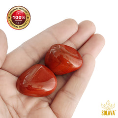 Original Red Jasper Crystal Tumble