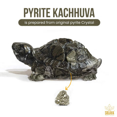 Natural Pyrite Tortoise (Kachhua) for Money, Vastu & Feng Shui