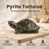 Natural Pyrite Tortoise (Kachhua) for Money, Vastu & Feng Shui