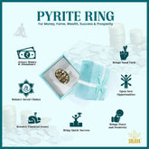 Pyrite Stone Original Ring - Certified Adjustable