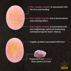 Original Rose Quartz Stone Zibu Coin