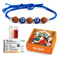 Natural Rudra Kawach Rakhi with Certificate