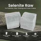 Natural Selenite Raw Crystal Stone Original Certified - 100-150 Grams