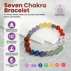 Original Seven Chakra Bracelet for Men and Women