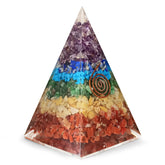 Original Seven Chakra Pyramid - 4 Inch
