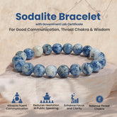 Original Sodalite Bracelet with Certificate