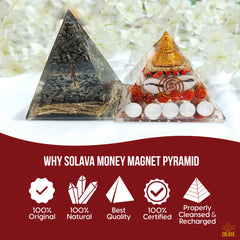 Original Money Magnet Crystal Pyramids