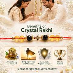 Crystal Rakhi for Success, Protection and Good Luck