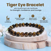Original Tiger Eye Bracelet with Certificate