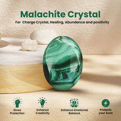 Natural Malachite Crystal Original Certified
