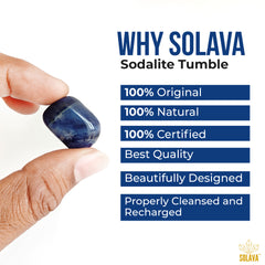 Original Sodalite Crystal Tumbles