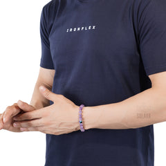 Original Amethyst Bracelet with Evil Eye