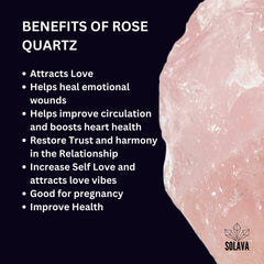 Natural Rose Quartz Crystal Raw Stone - Original