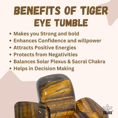 Original Tiger Eye Stone Tumble