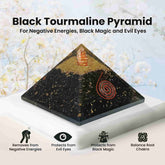 Black Tourmaline Orgonite Pyramid