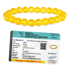 Original Citrine Bracelet with Certificate